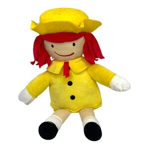 Kohls Cares Madeline Plush Doll Yellow Dress & Hat 14” Stuffed Character